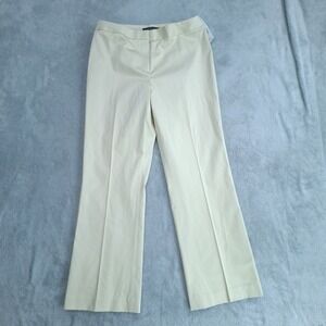 NEW Lafayette 148 Pants‎ 10 Petite Straight Wide Leg Trousers Mid Rise Bareback